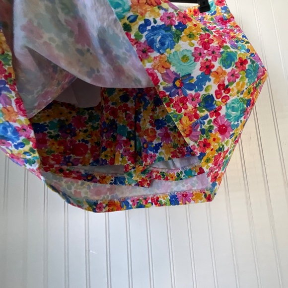 ATTYRE (10P) SKORT colorful Floral Print - Picture 3 of 5